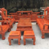 Bộ Minh Quốc Đào Gỗ Hương Đá Cột 12